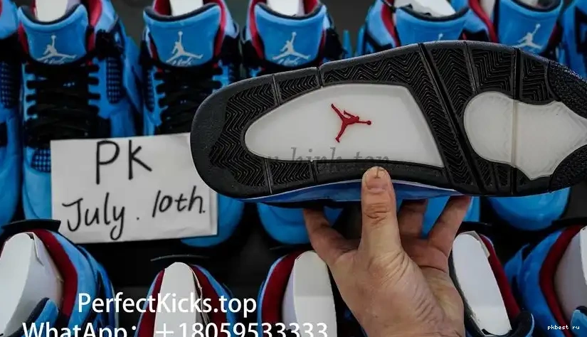 RETAIL Jordan Jack Retro TO READY SHIP Cactus MATERIALS 4 Travis PK5.0 Scott 0607